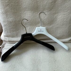 Escada and Montcler Black Hangers
